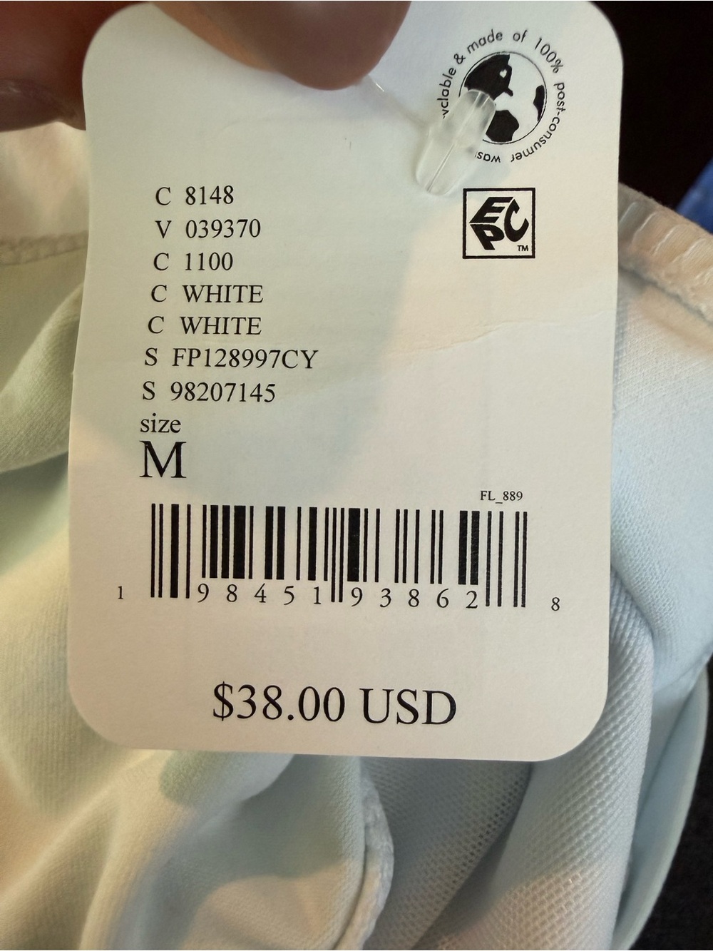 NWT. Free People Intimately. Still Here Halter. White. Size medium. - Picture 12 of 13